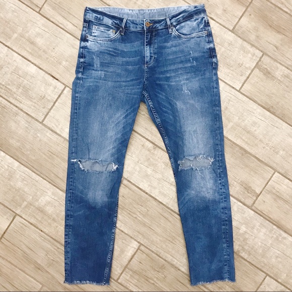 boyfriend low waist tapered leg h&m